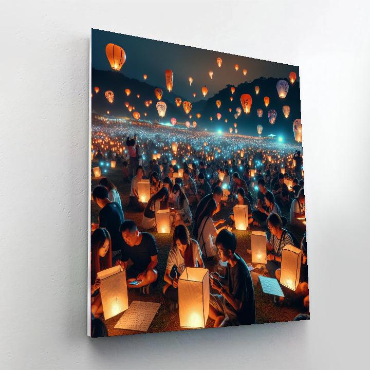 Taiwan Lantern Festival - Pingxi Painting Number Kit