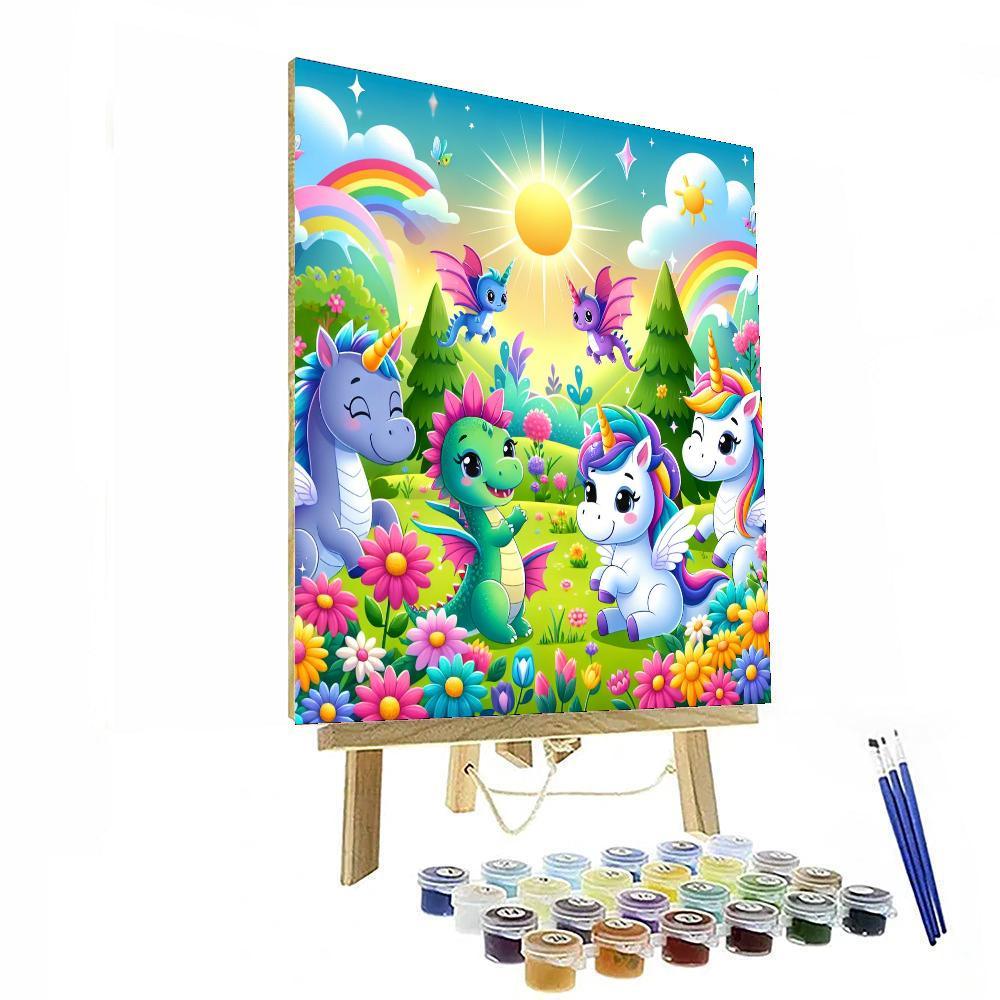 Dazzling Magical Creatures Paint By Numbers Kits