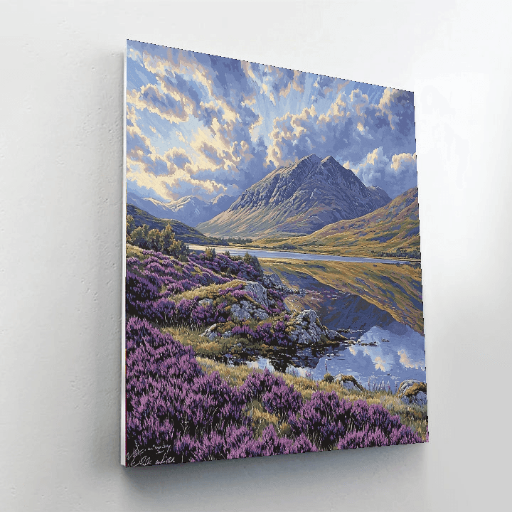 The Scottish Highlands Numbered Painting Kits