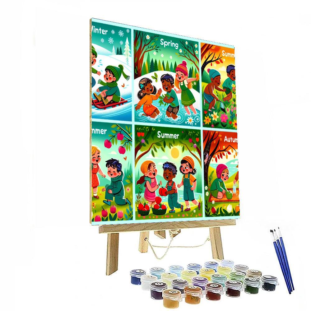 Vibrant Seasons Celebration Painting By Numbers Kit