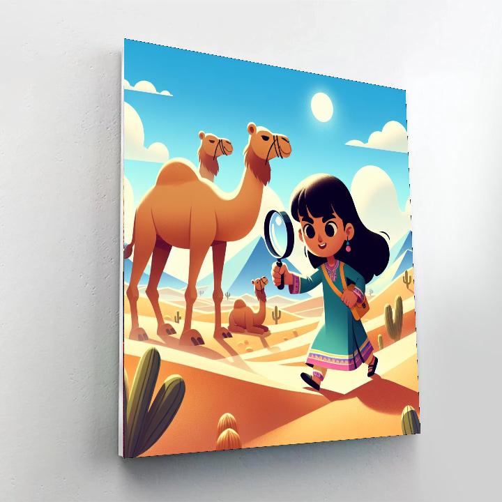 Daring Desert Safari Painting Number Kit