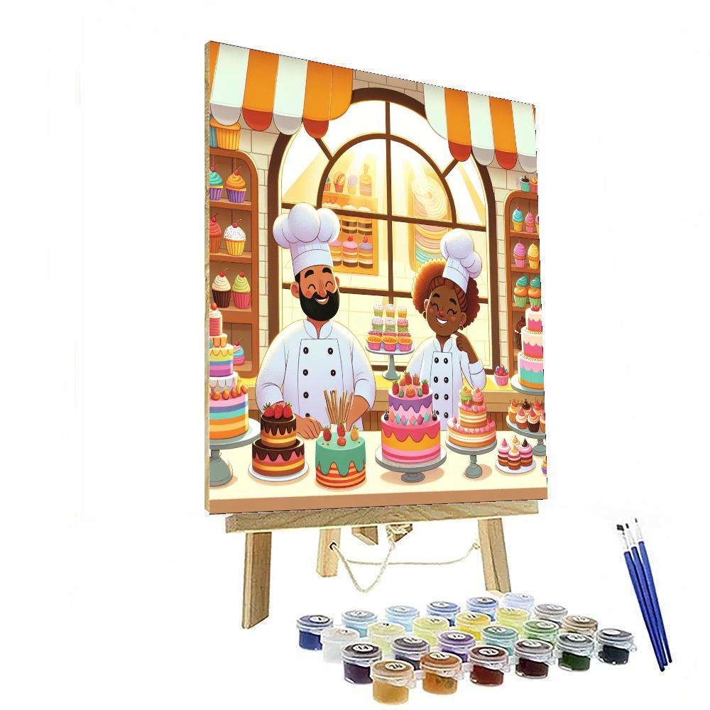 Sweet Bakery Shop Paint By Color