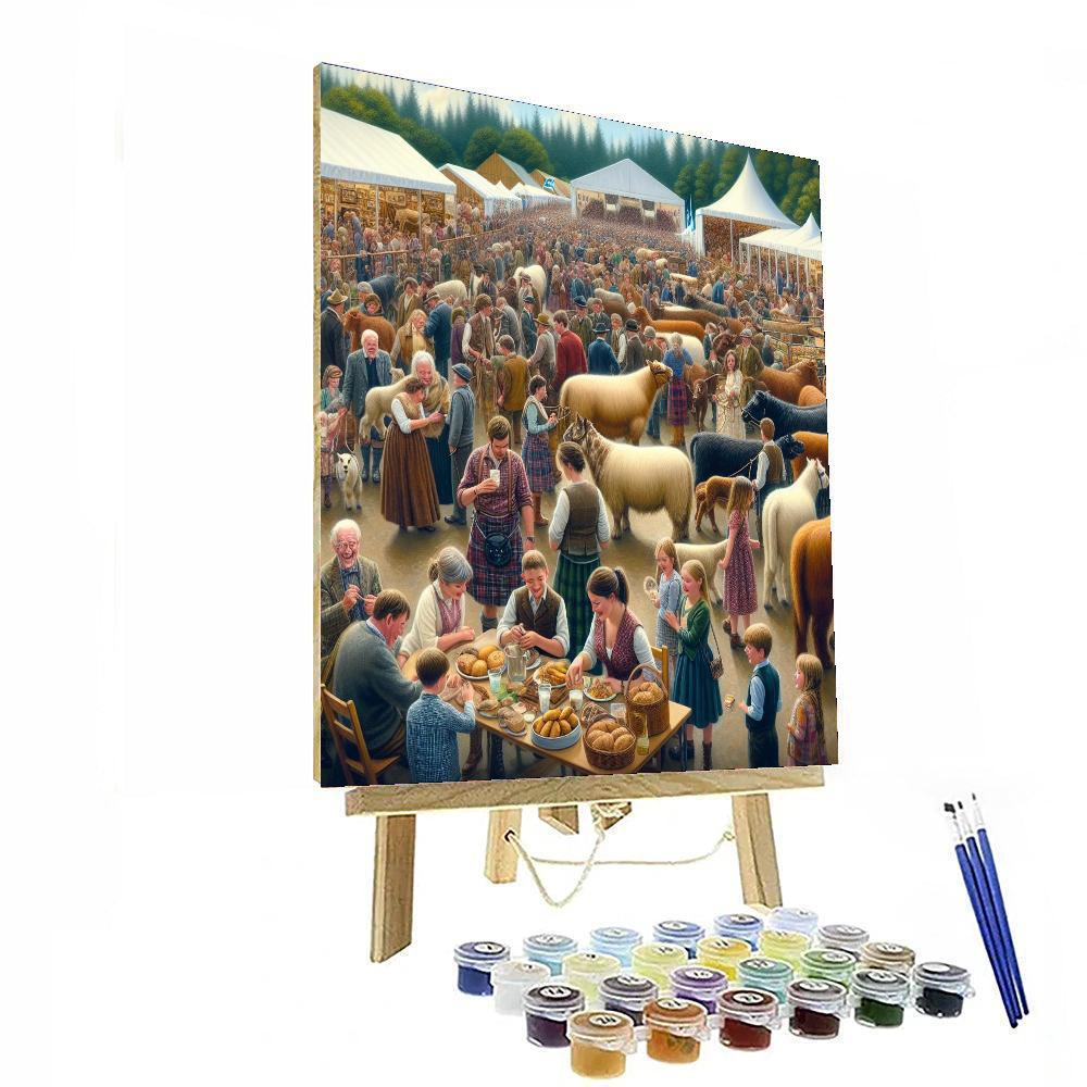 Royal Highland Show - Edinburgh, Scotland Number Painting