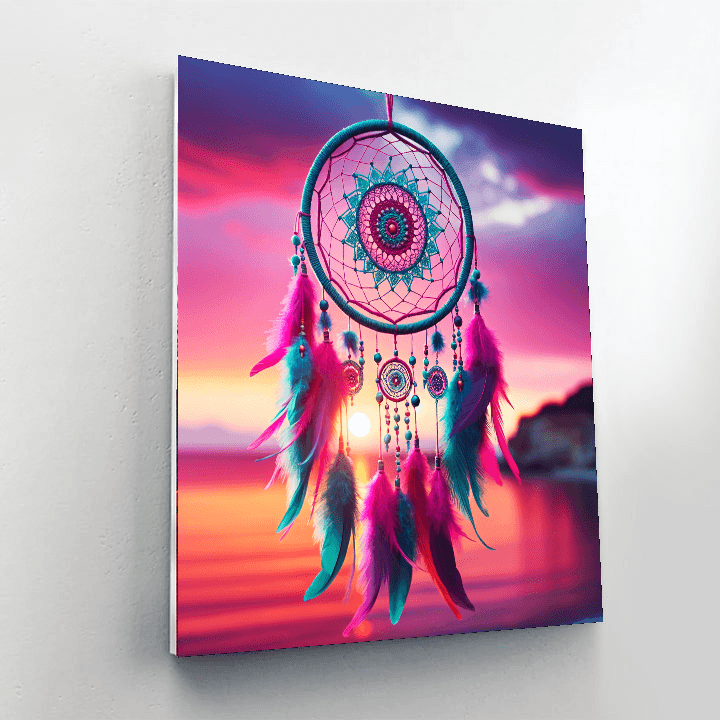 Mystical Dreamcatcher Paint By Numbers