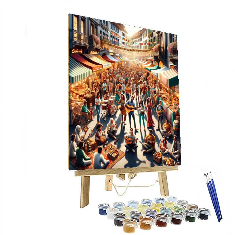 Zürcher Fest - Switzerland - DIY Painting By Numbers Kit - Artistry Rack