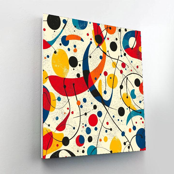 Joan Miró Inspired The Colorful Journey  Paint By Color