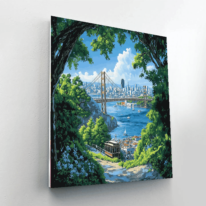 San Francisco Bay Area Paint By Numbers Kits