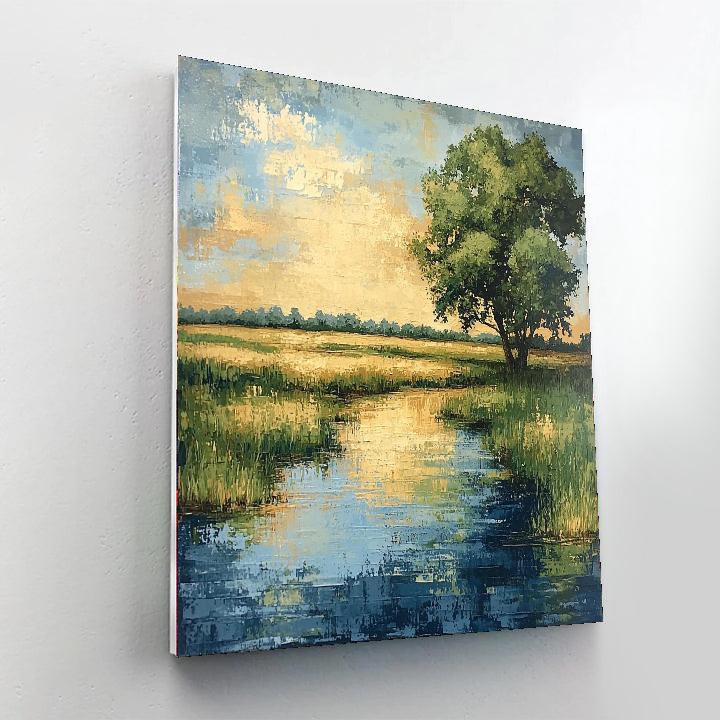 Georges Seurat Inspired Tranquil Elements  Paint By Numbers Art