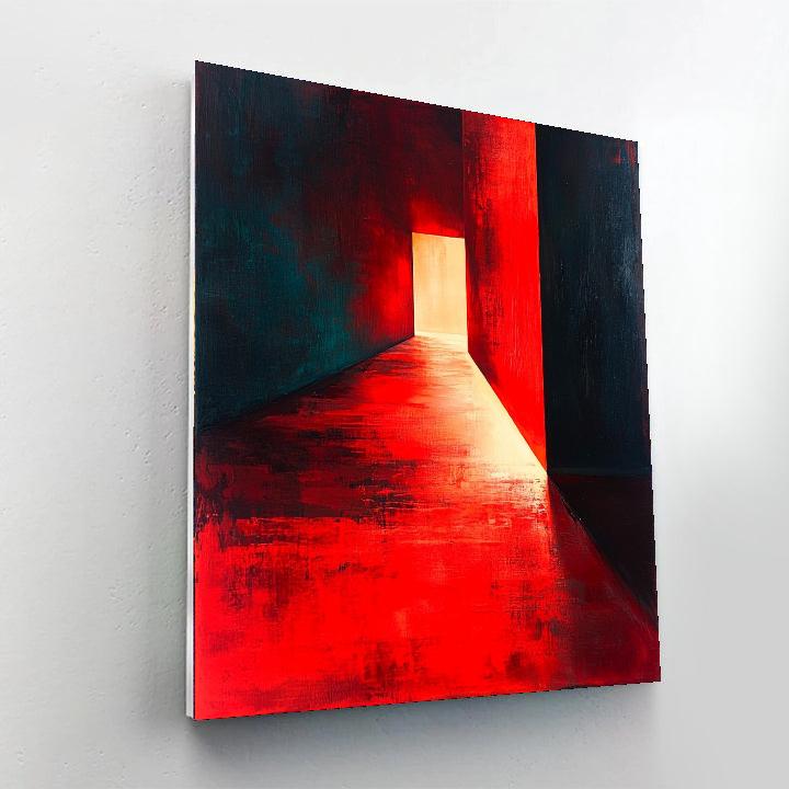 Caravaggio Inspired Exploration Of Light  Number Painting