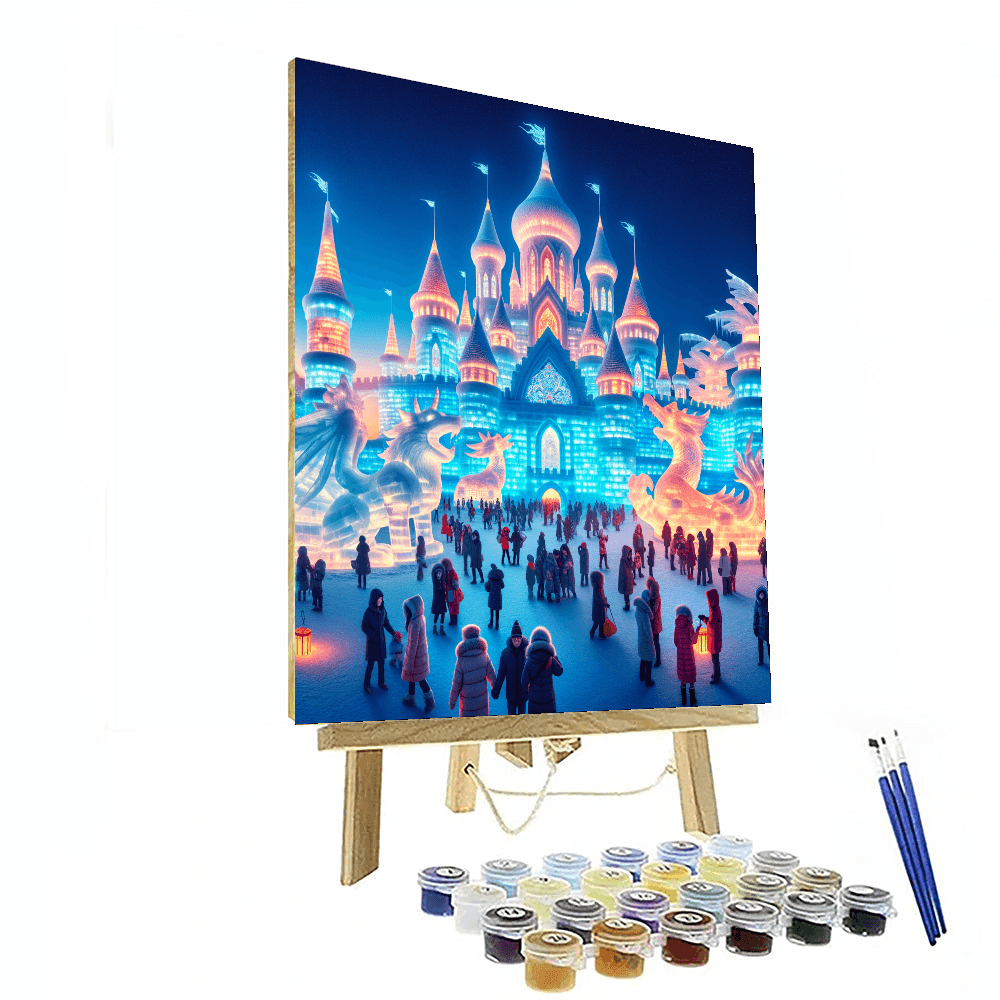 Harbin Ice And Snow Sculpture Festival - China Painting Number Kit
