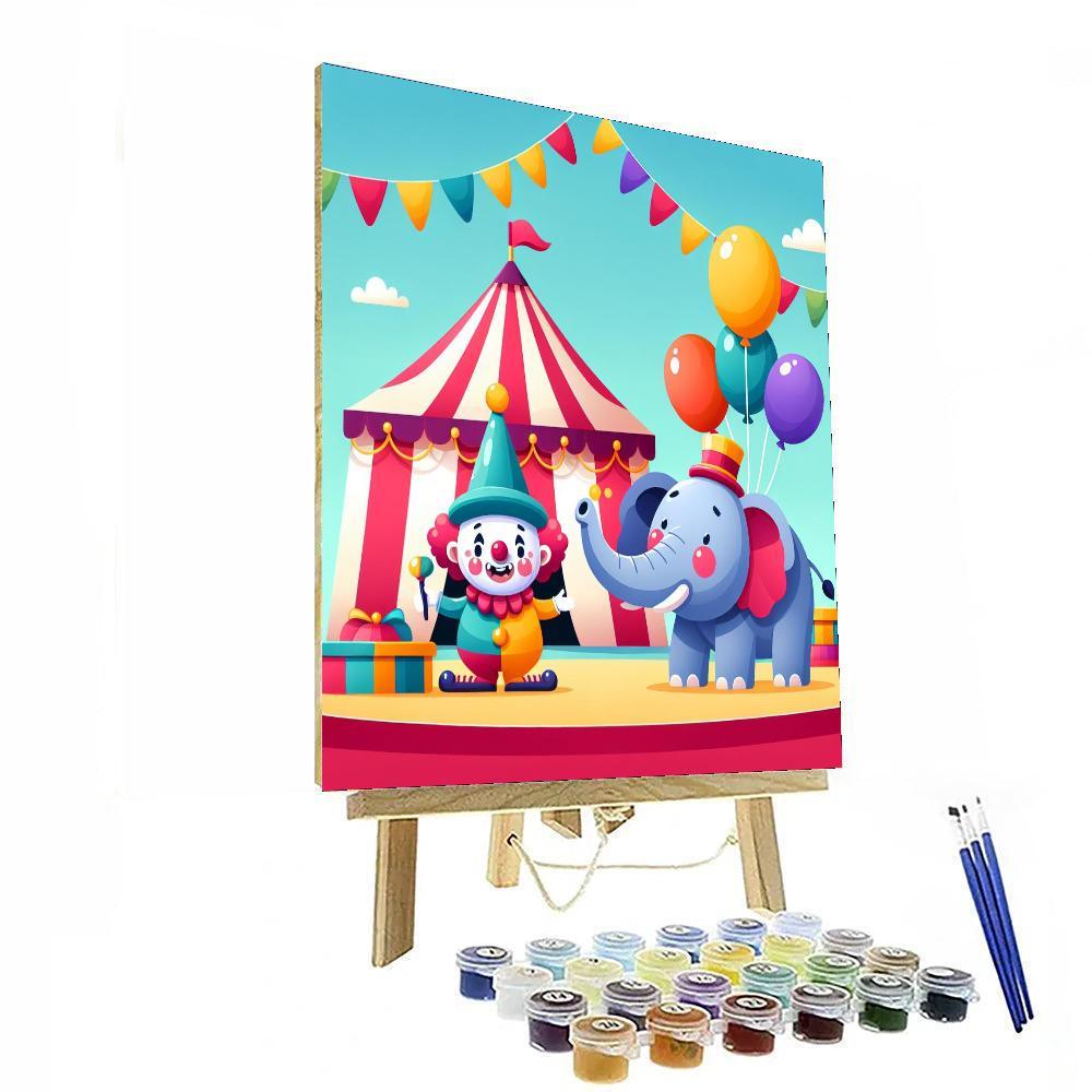 Festive Circus Extravaganza Paint By Numbers Kits