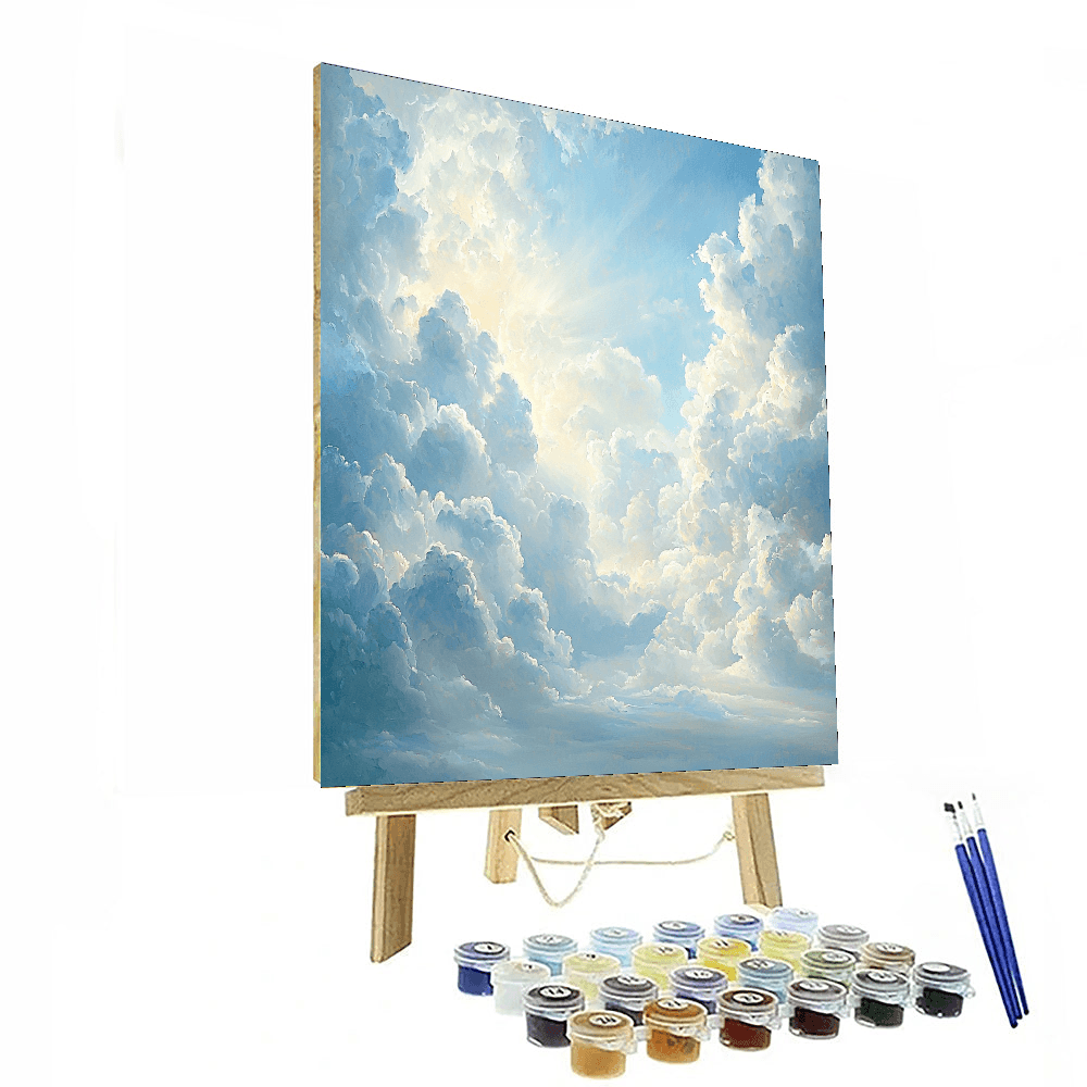 John Constable Inspired Harmonious Skies  Paint By Color