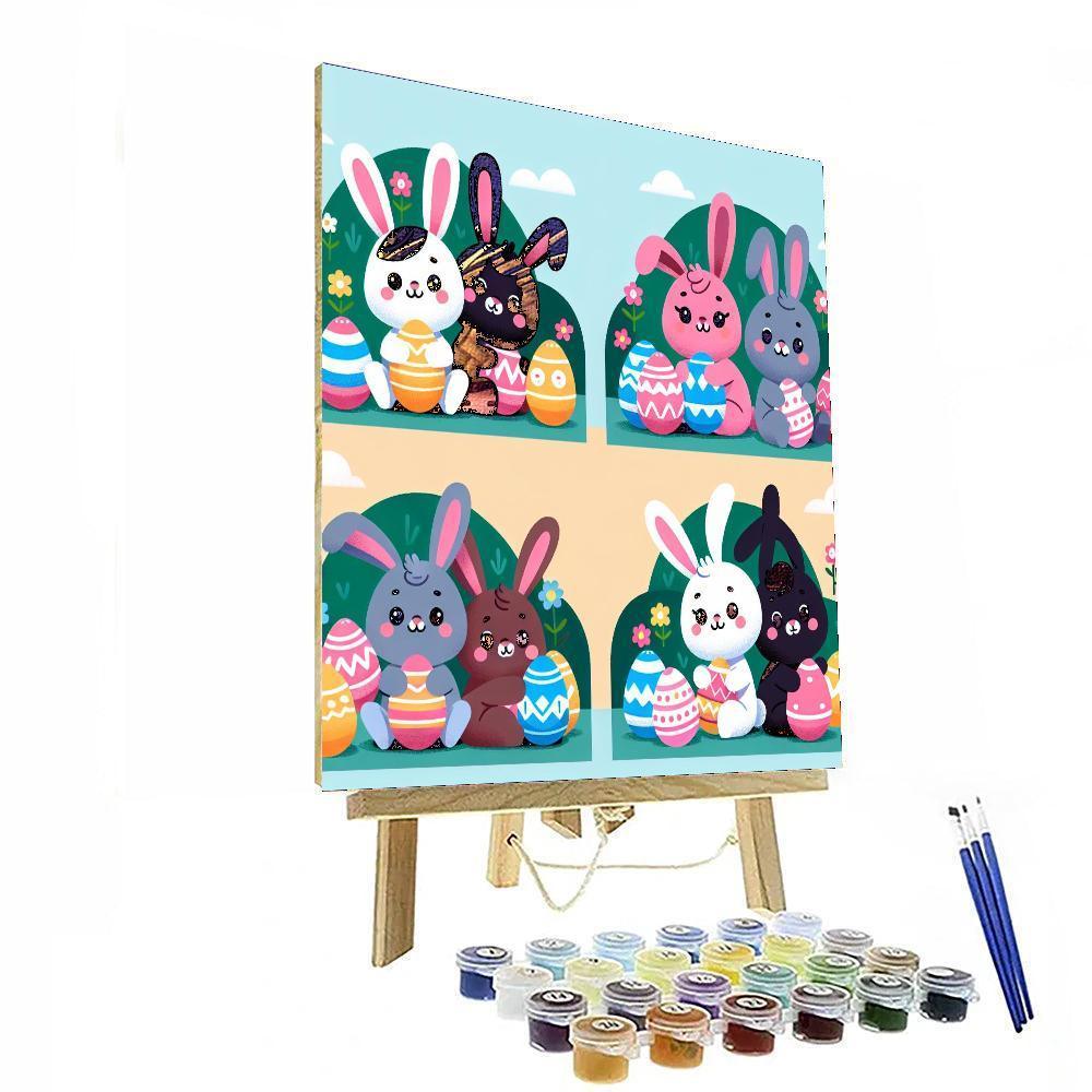 Easter Egg Hunt Painting By Numbers Kit