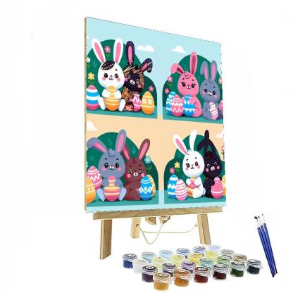 Easter Egg Hunt Painting By Numbers Kit