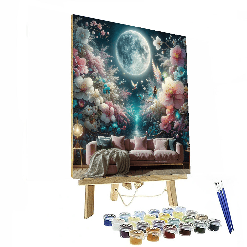 Moonlit Enchanted Garden - DIY Painting By Numbers Kit – Artistry Rack