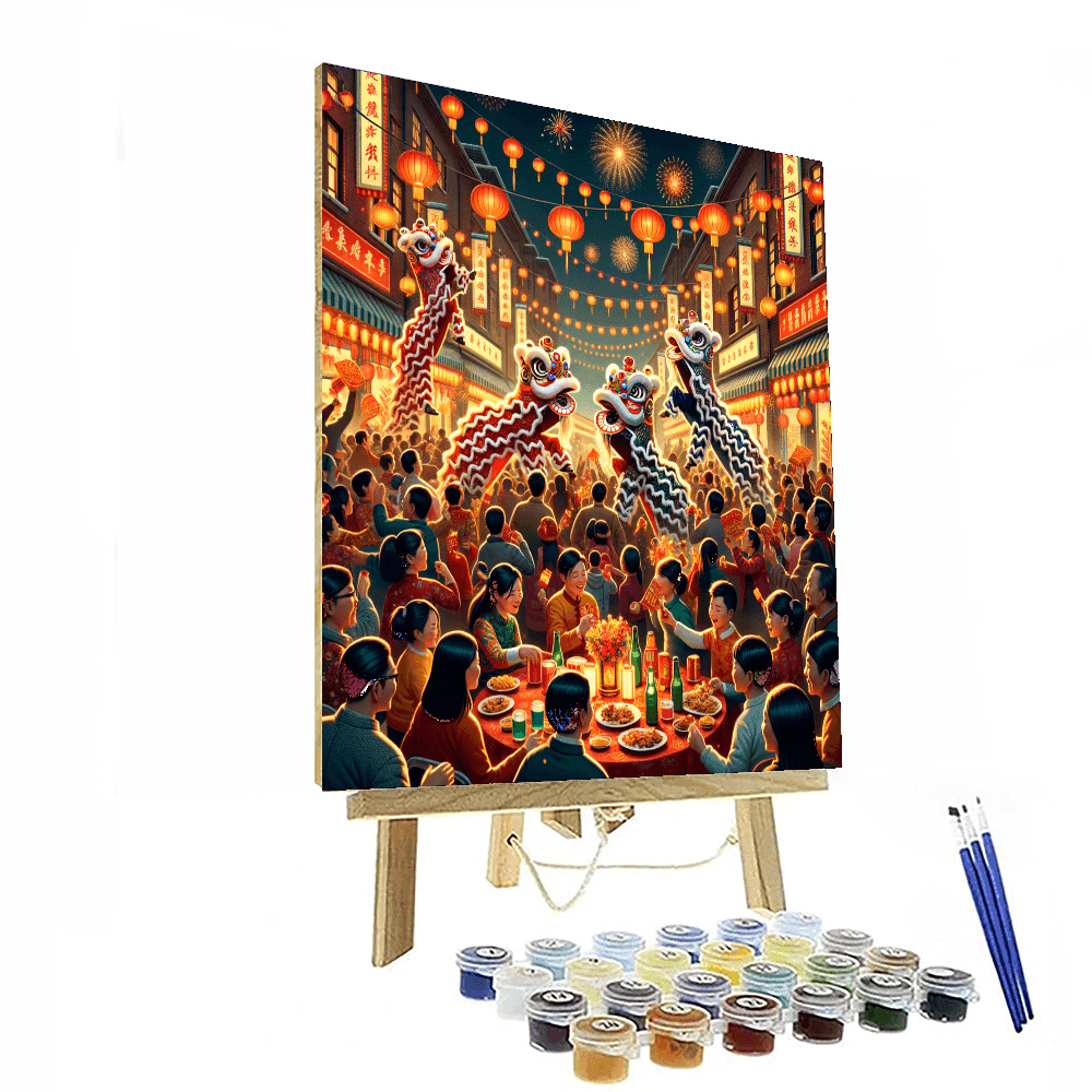 Lunar New Year Festival Paint By Numbers Kits