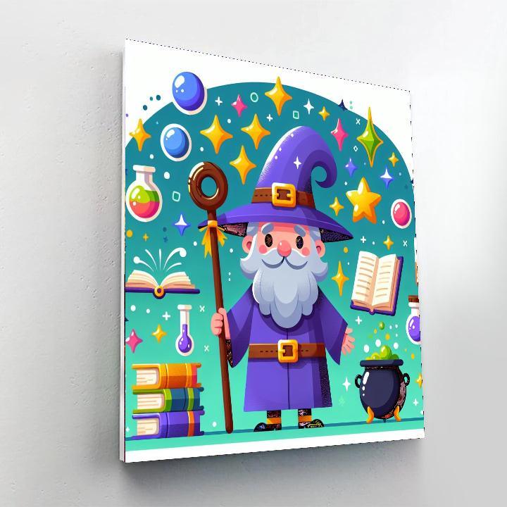 Wizard's Realm Paint By Numbers Art