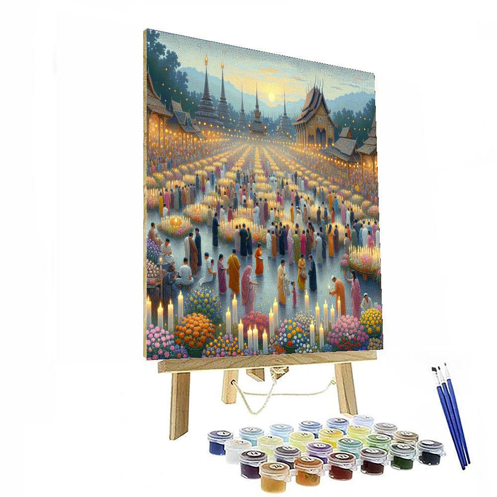 Waisak Festival Paint By Numbers Kits