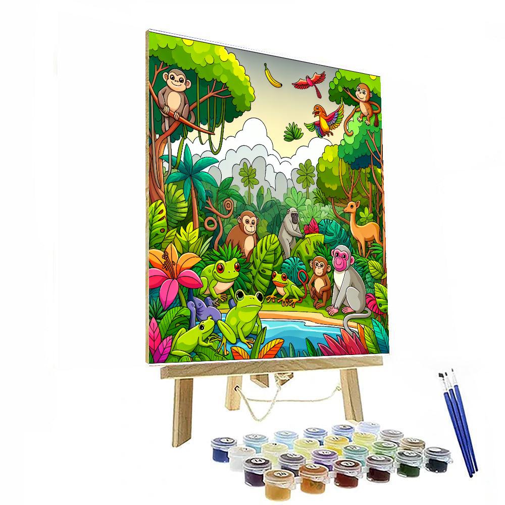 Mystic Rainforest Expedition Paint By Numbers Kits