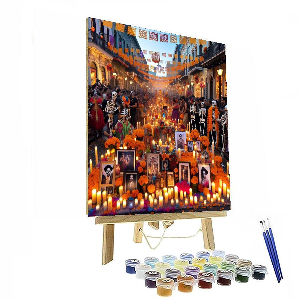 Diá De Muertos - Mexico Numbered Painting Kits