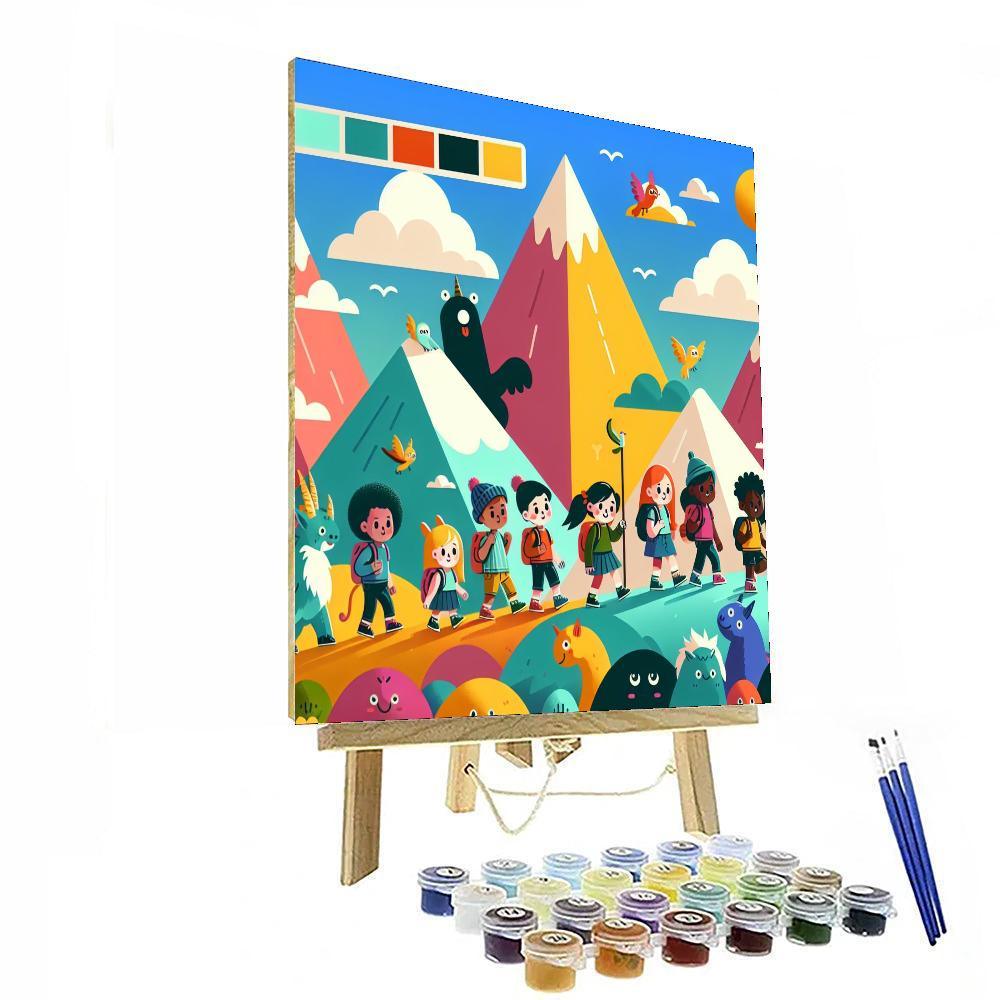 Mystical Mountain Expedition Painting Number Kit