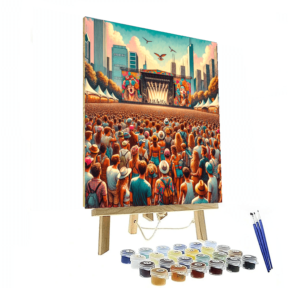 Lollapalooza Number Painting