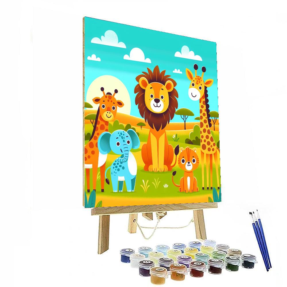 Super Safari Expedition Paint By Numbers