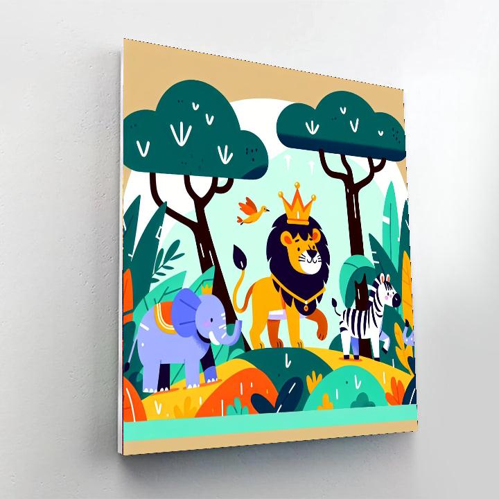 Royal Safari Expedition Numbered Painting Kits