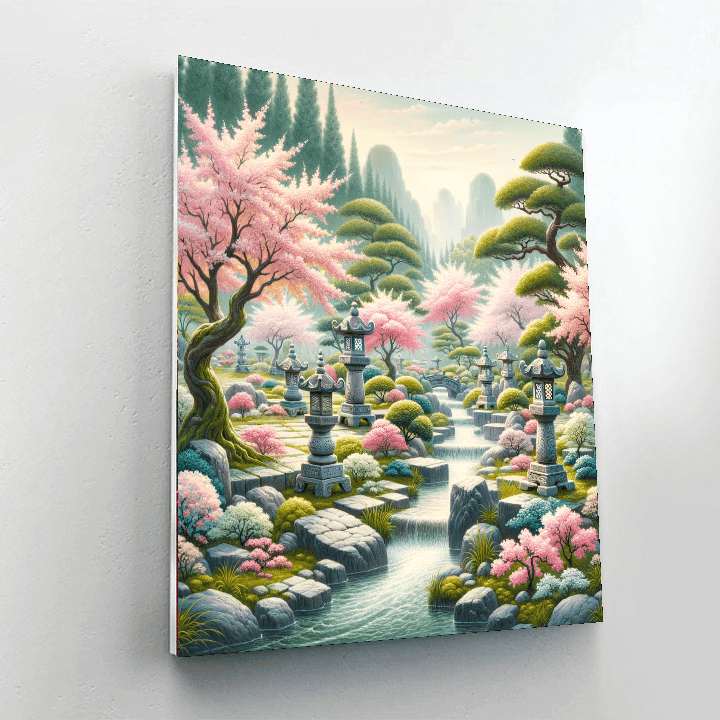Mystical Oriental Garden DIY Paint By Numbers