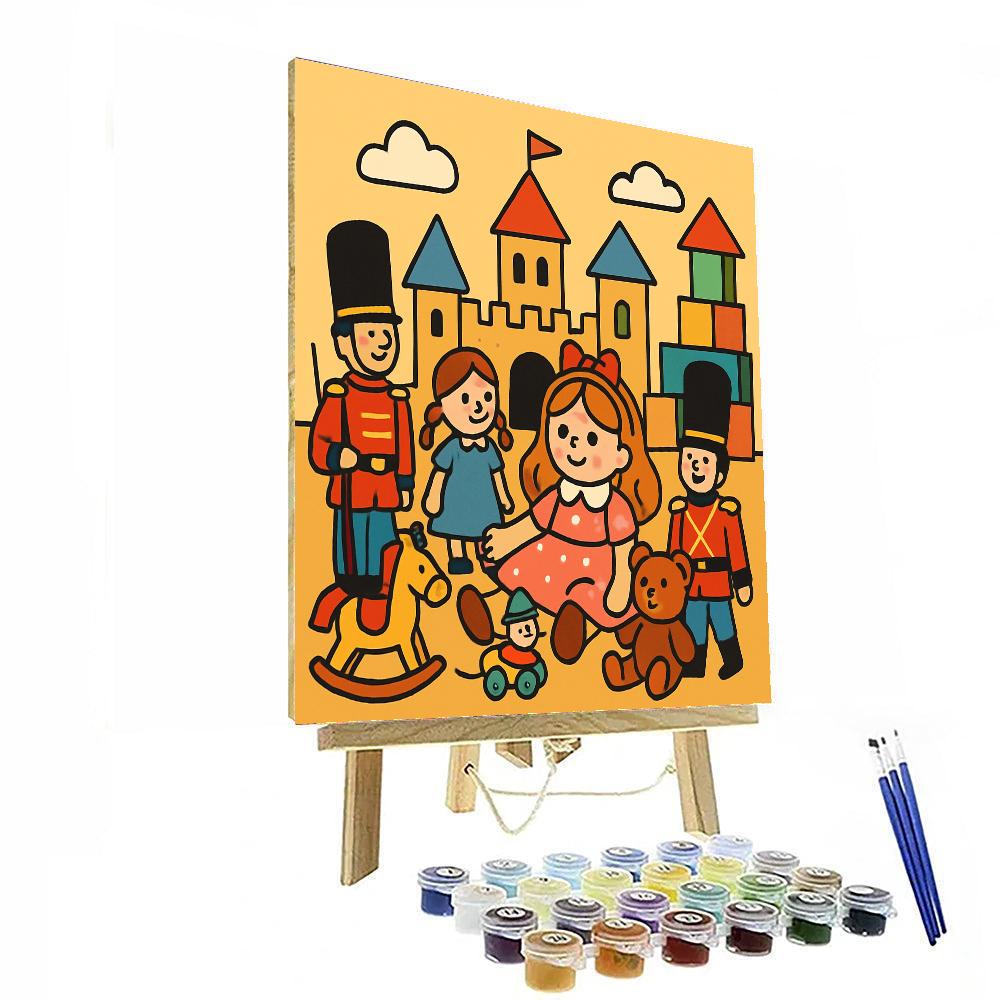 Whimsical Toy Kingdom Painting By Numbers Kit