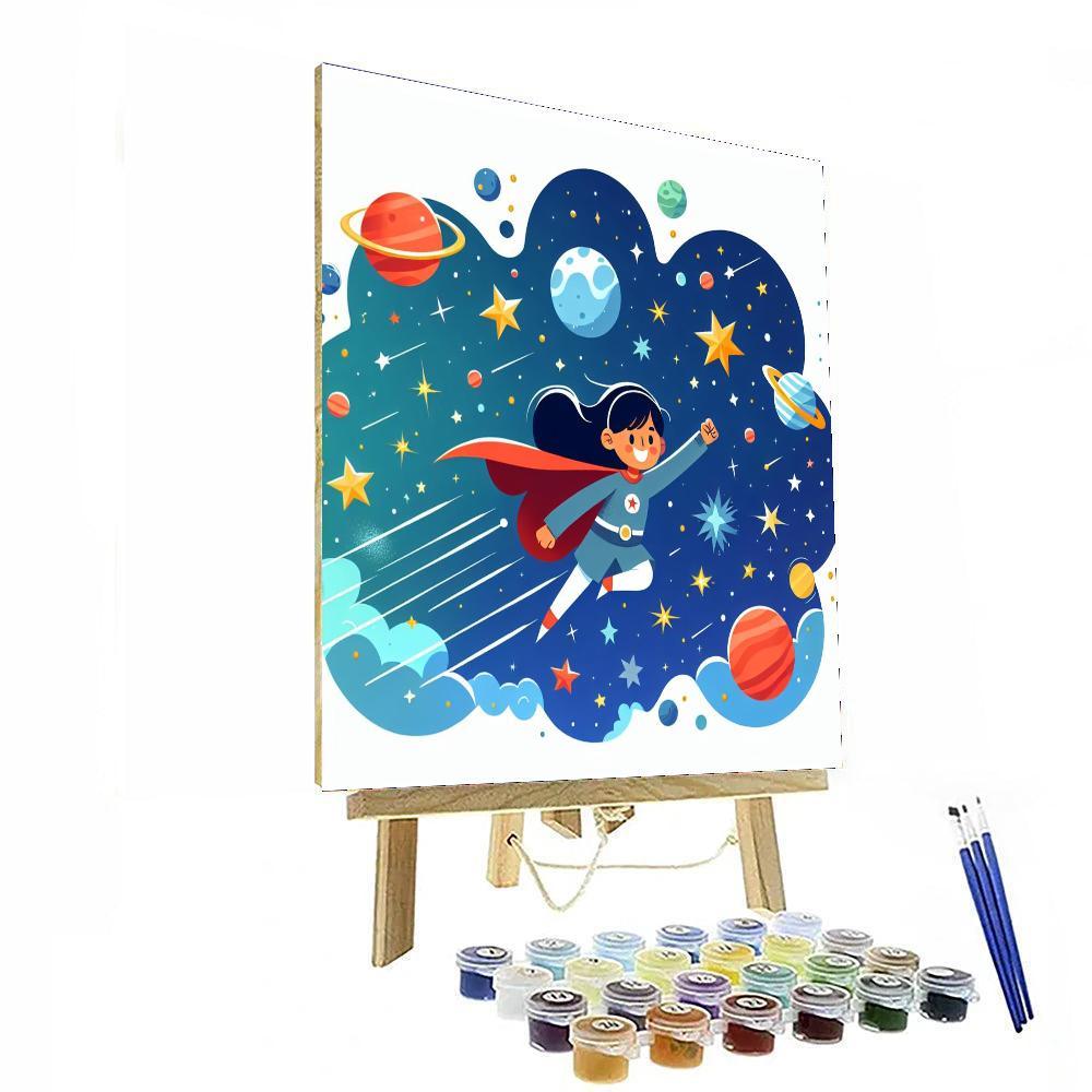 Heroic Superhero Mission Paint By Numbers Kits
