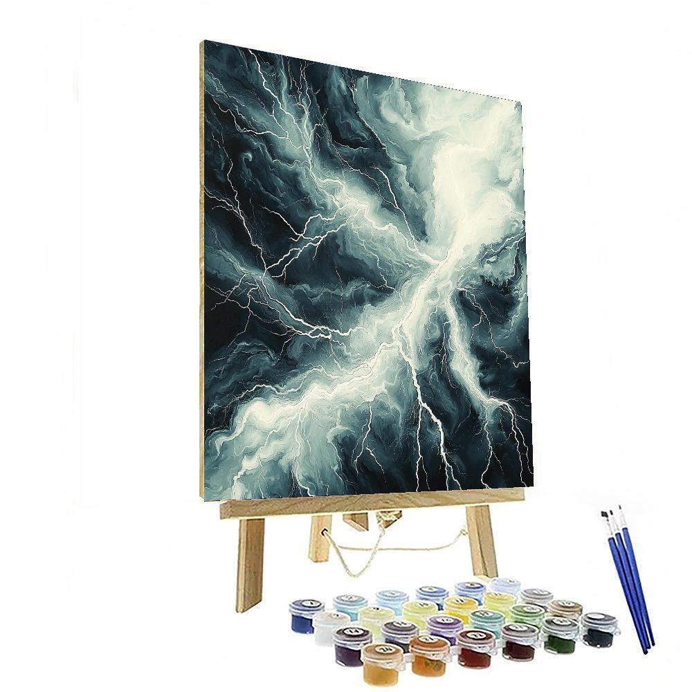 Michelangelo Inspired Harmony Of Storms  Painting Number Kit