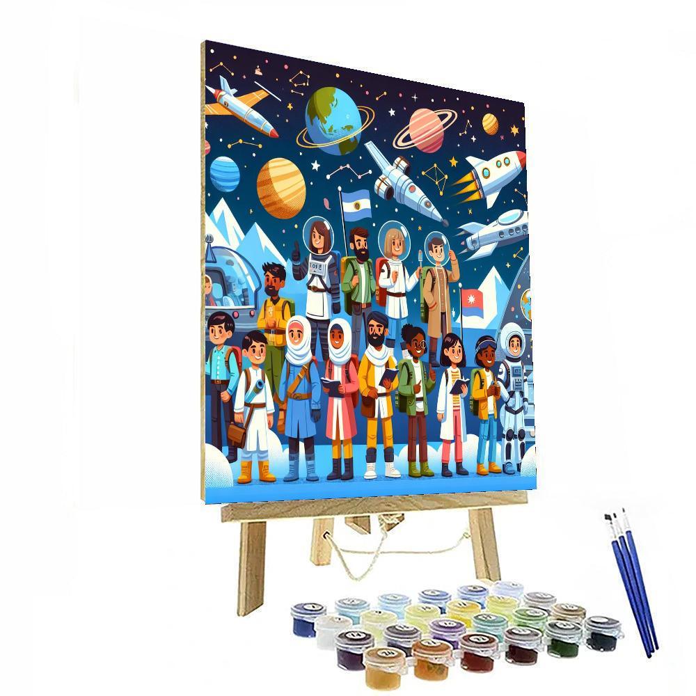 Galaxy Explorer's Adventure Numbered Painting Kits