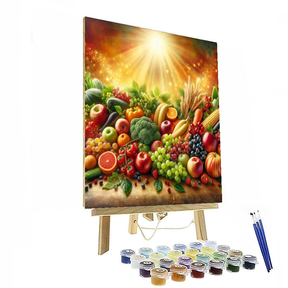 Charming Summer Harvest Paint By Numbers