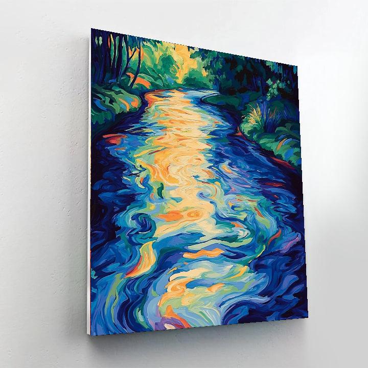 Frida Kahlo Inspired Rivers Of Inner Reflection  Numbered Painting Kits