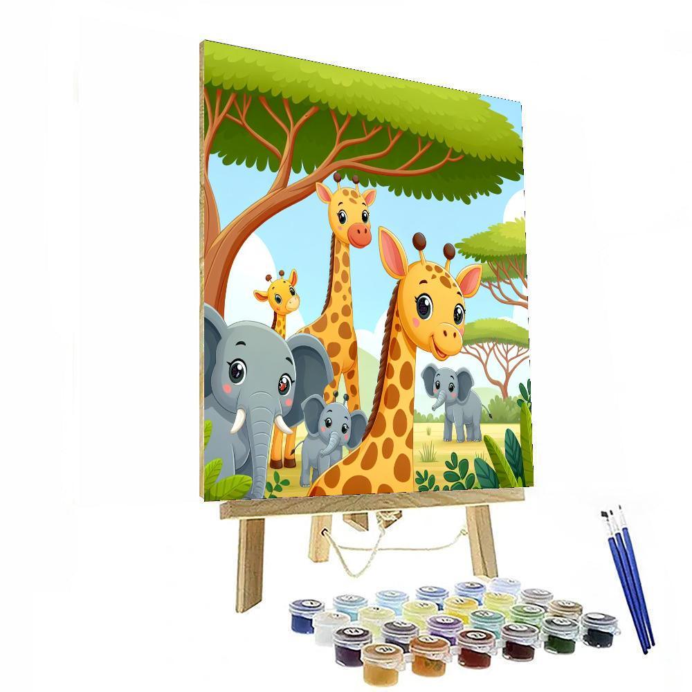 Savanna Smiles Numbered Painting Kits