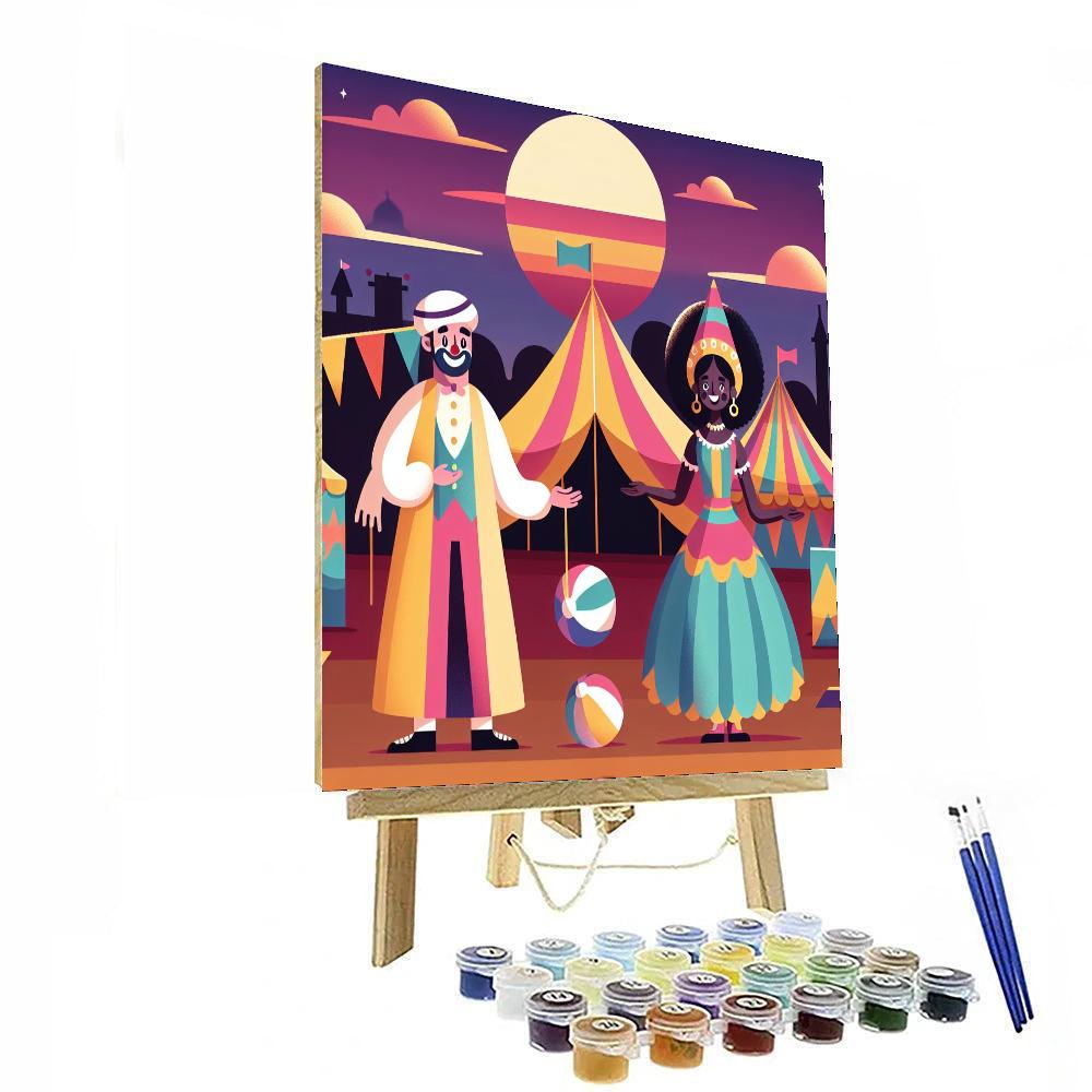 Circus Wonders At Dusk Paint By Numbers Art