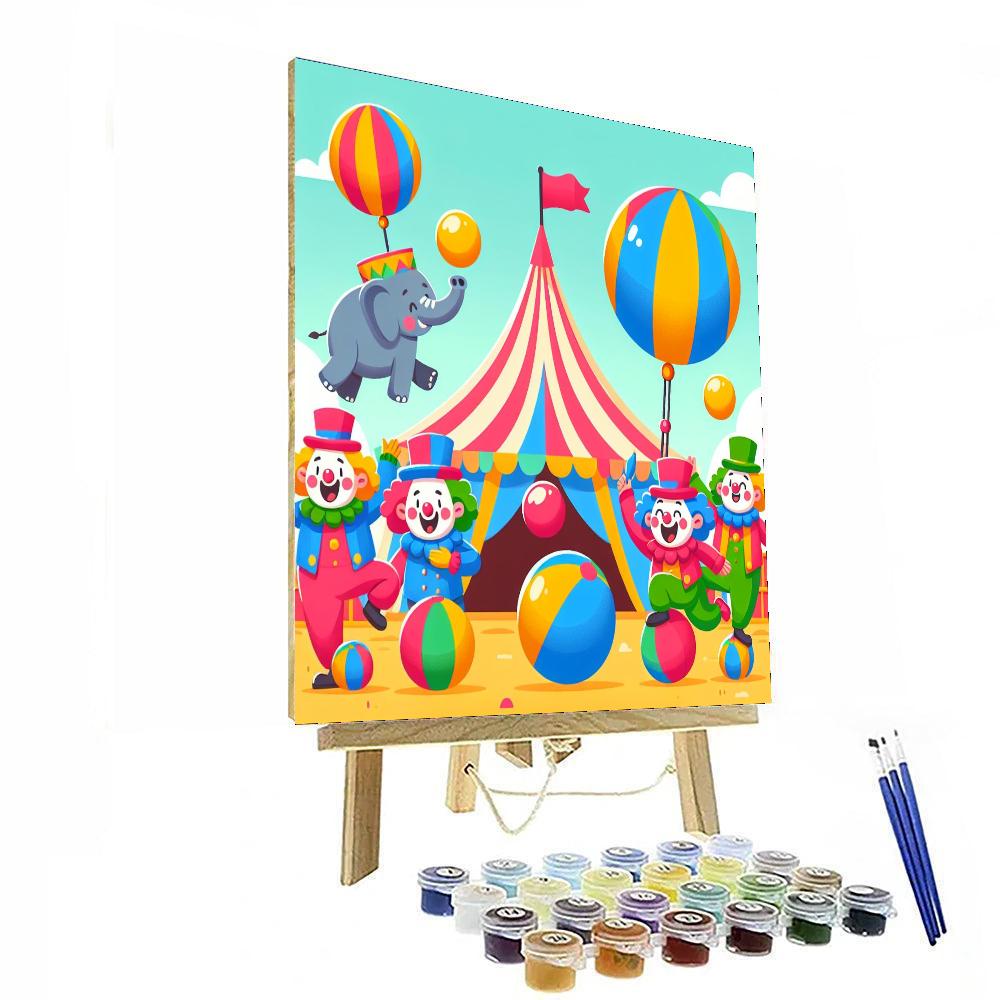 Fantastic Circus Painting Number Kit