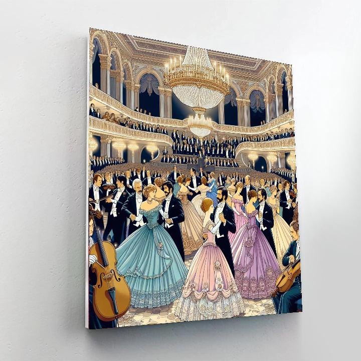 Waltz Ball - Austria Number Painting