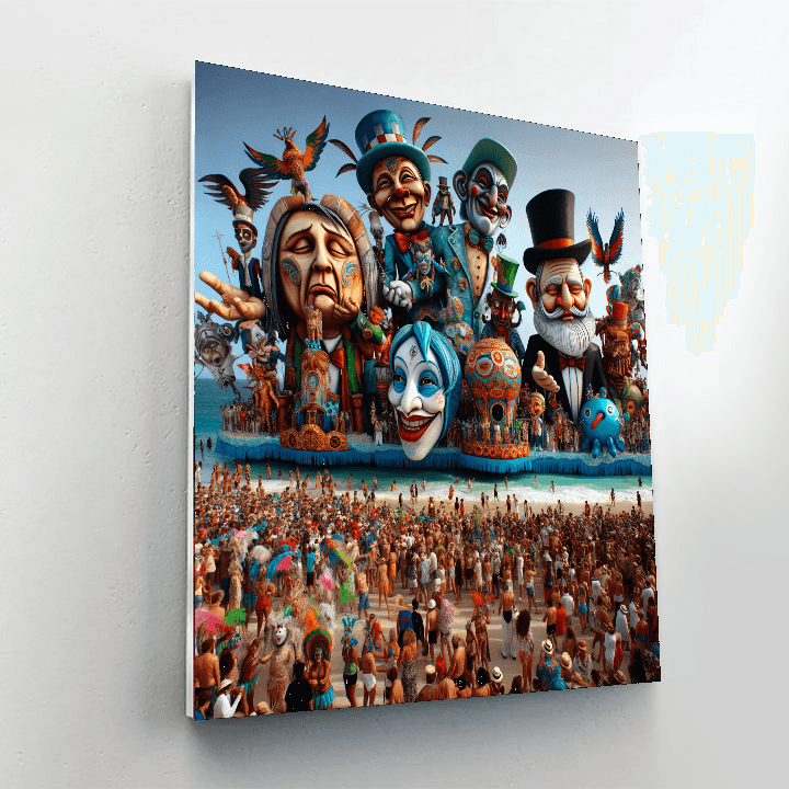 Carnevale Di Viareggio - Viareggio Paint By Color