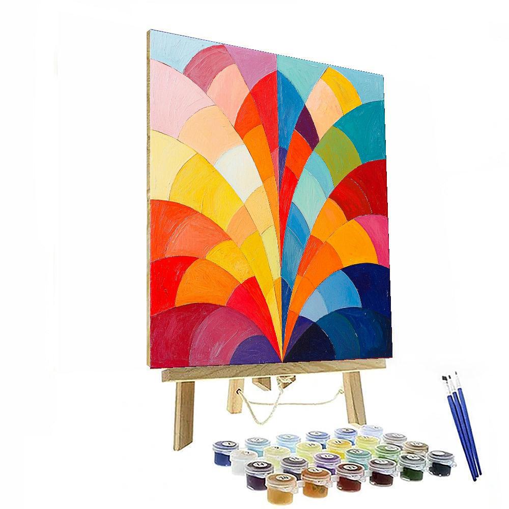 Paul Klee Inspired Luminous Patterns  Numbered Painting Kits