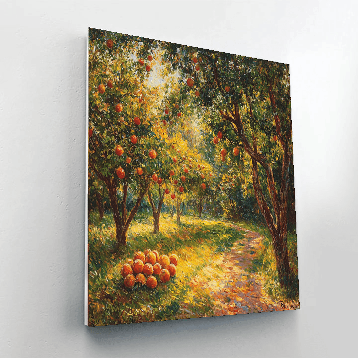 Pierre-Auguste Renoir Inspired Joyful Orchard  Paint By Numbers
