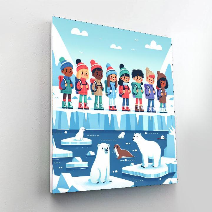 Arctic Exploration Adventure Paint By Color