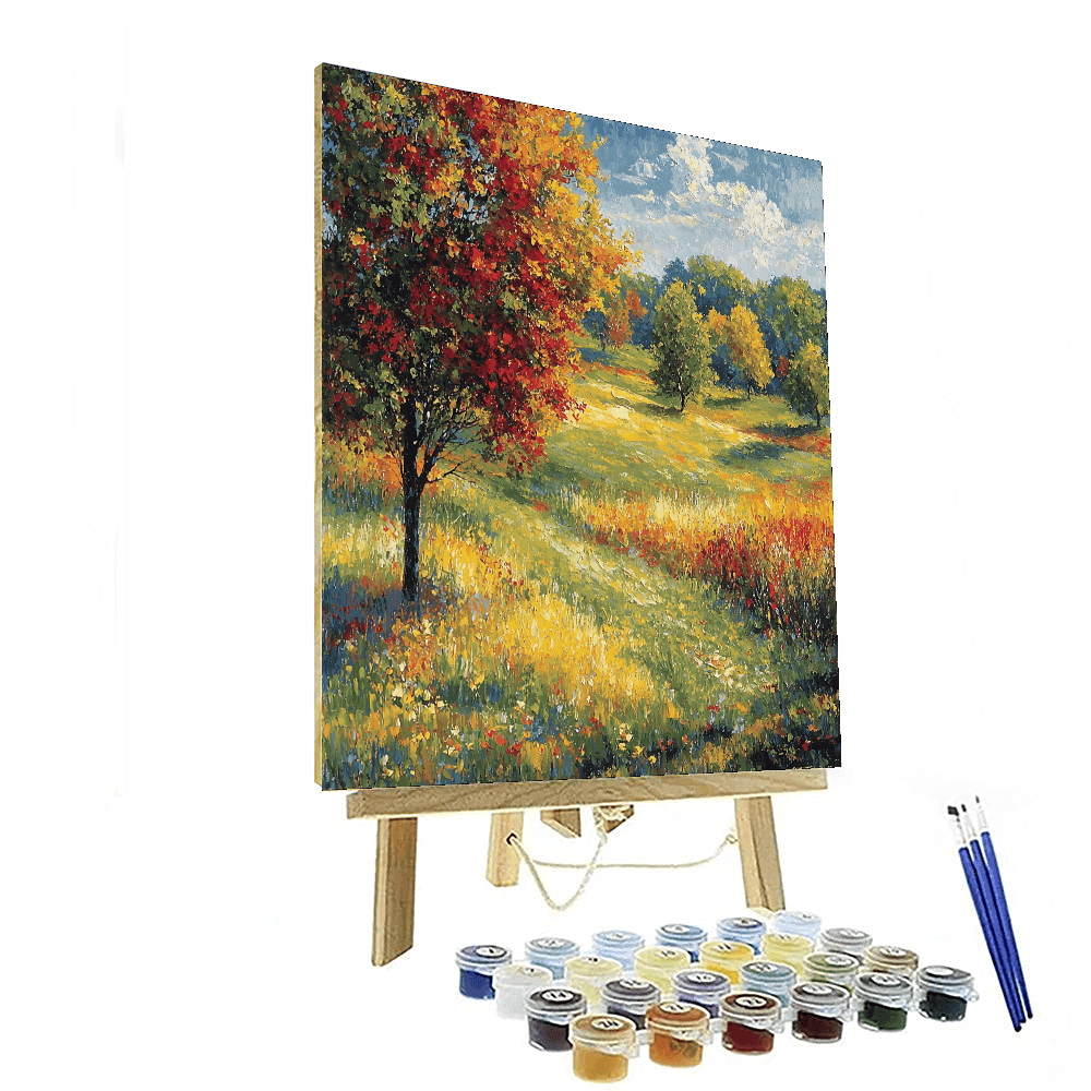 Claude Monet Inspired Harmony Of Seasons  Paint By Color