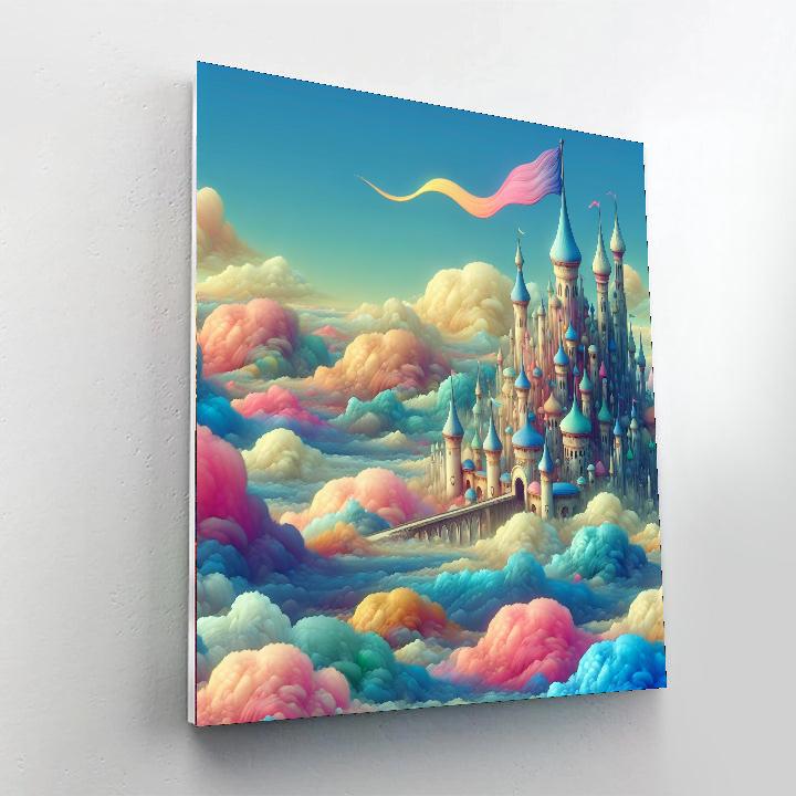 Castle In The Sky Painting Number Kit