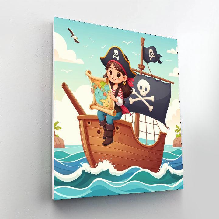Pirate Seas Adventure Paint By Number