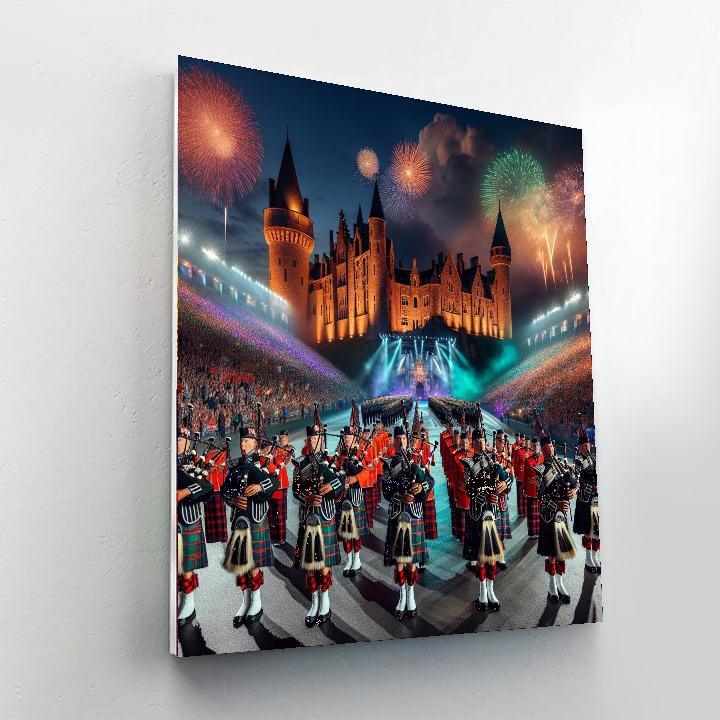 The Royal Edinburgh Military Tattoo - Edinburgh Paint By Number