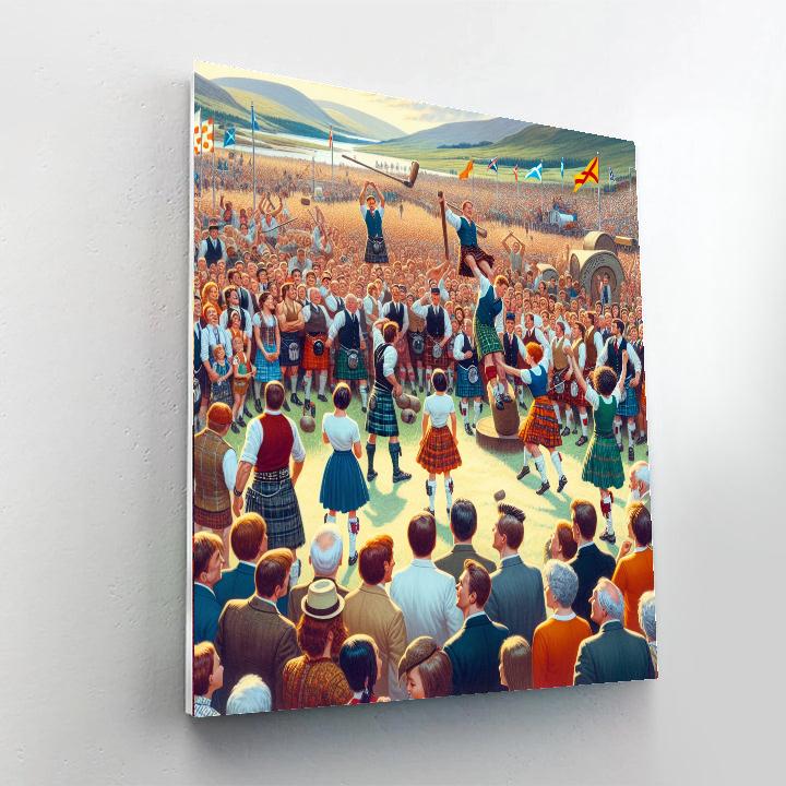 Inverness Highland Games - Inverness Painting Number Kit