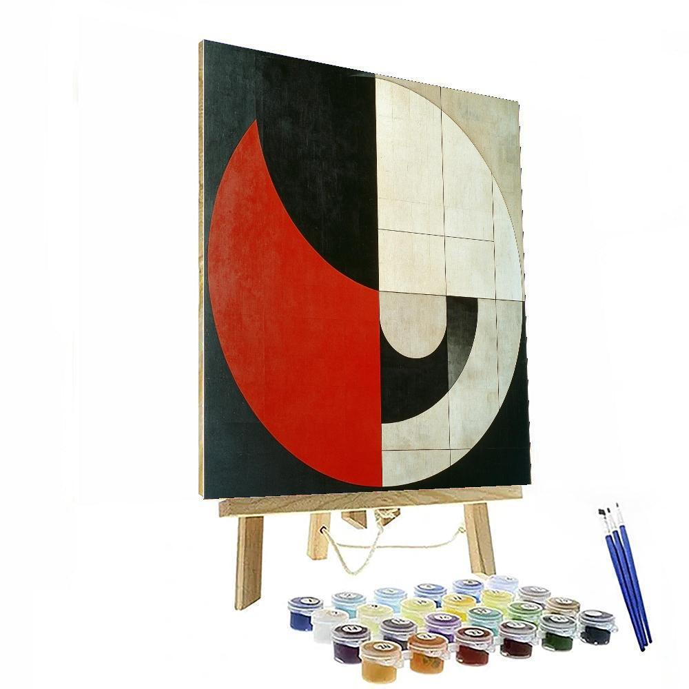 Kazimir Malevich Inspired Contemporary Abstraction  Painting Number Kit