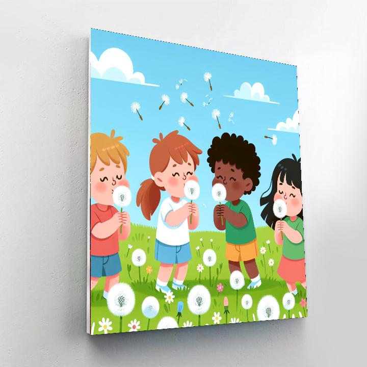 Dandy Dandelion Daydream Paint By Color